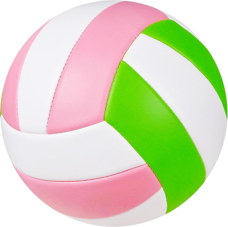 RUN2PEAK Soft Touch Volleyball Ball Gifts for Teen Girls Kids Youth Team Beginners Durable Volleyballs for Outdoor Indoor Beach Pool Water Play Official Size 5 Training Practice Volley Ball - Image 3